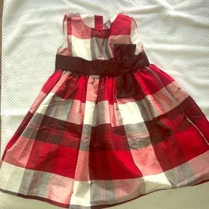 4t girl red dress